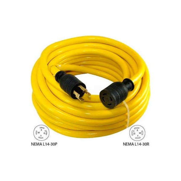 Conntek Conntek 20603, 100', 30A, Generator Power/Extension Cord with NEMA L14-30P to L14-30R 20603 - main